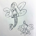 人魚姫バタフライとクラゲバタフライ by Lapisamber
