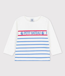 トリコロールカラー長袖Ｔシャツ