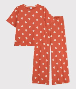 ワイドパンツ半袖パジャマ