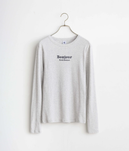 PBプリントクルーネック長袖Tシャツ ￥6,600 (税込)