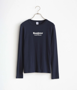 PBプリントクルーネック長袖Tシャツ ￥6,600 (税込)