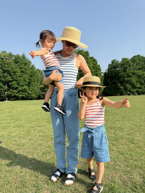 @nana_tajima 着用サイズ：6A(116cm)/24M(86cm)/S