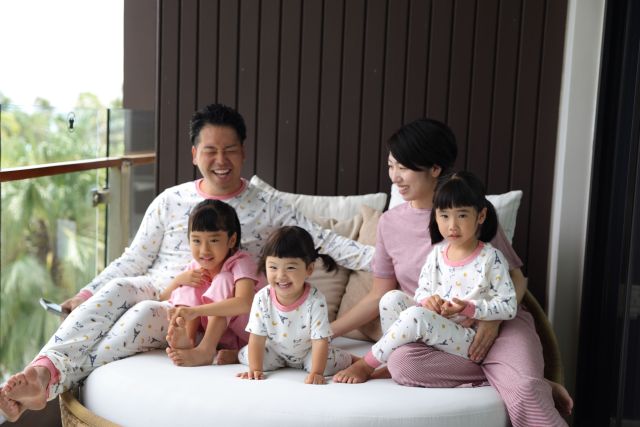 @amour_pokochan 着用サイズ：6A(116cm)/ 5A(110cm)/3A(95cm) /M/L