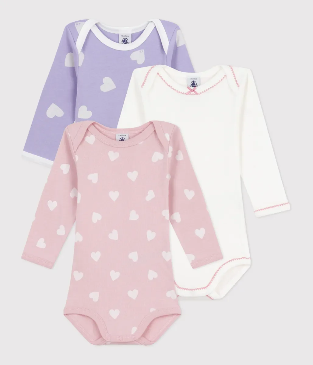 長袖ボディ３枚組