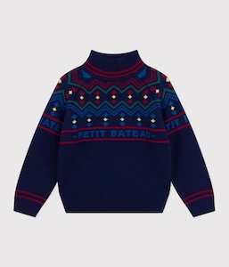 プチバトー_2025年秋冬_スウェット_セーター_キッズ