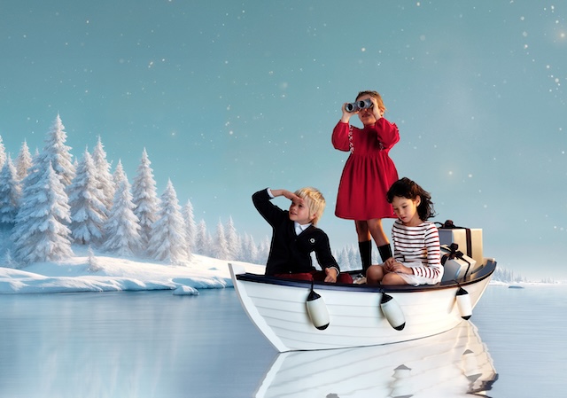 プチバトー_2025年秋冬_パジャマ_クリスマス_ノエル_キッズ_ベビー