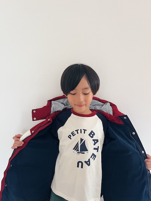 プチバトー_2025年秋冬_アウター_コート_キッズ_レディース