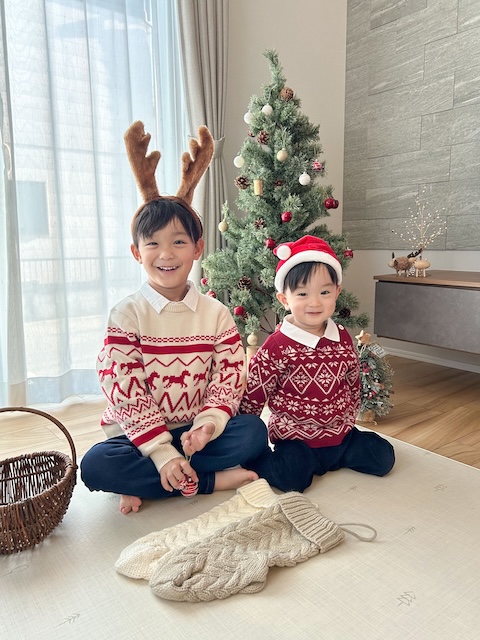 プチバトー_2025年秋冬_パジャマ_クリスマス_ノエル_キッズ_ベビー